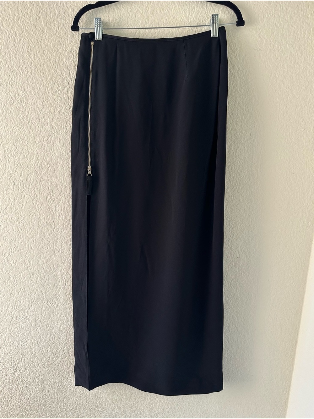 Vintage 90’s Jean Paul Gaultier Classique Asymmetrical Zip Maxi Midi Skirt AEFFE